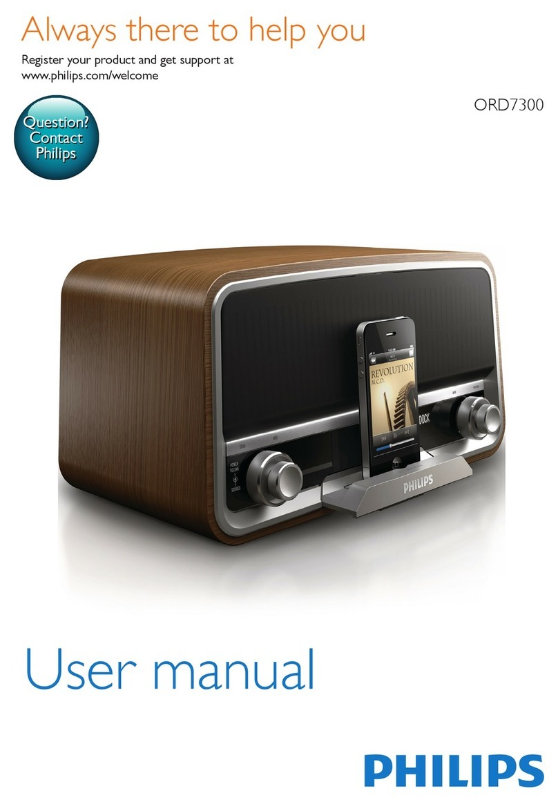 Philips ORD7300 Manual de usuario
