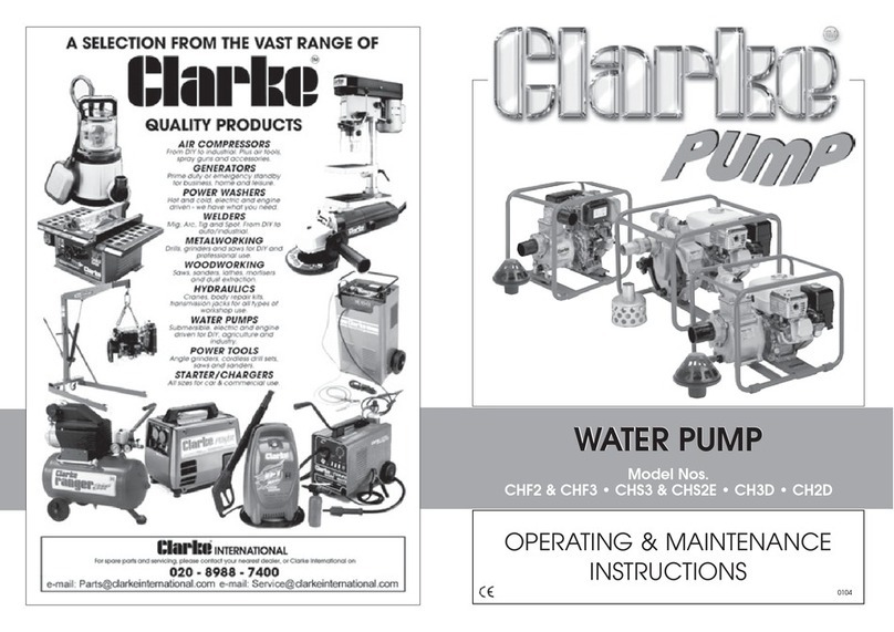 Clarke CHF2 Manual de instalación y operación