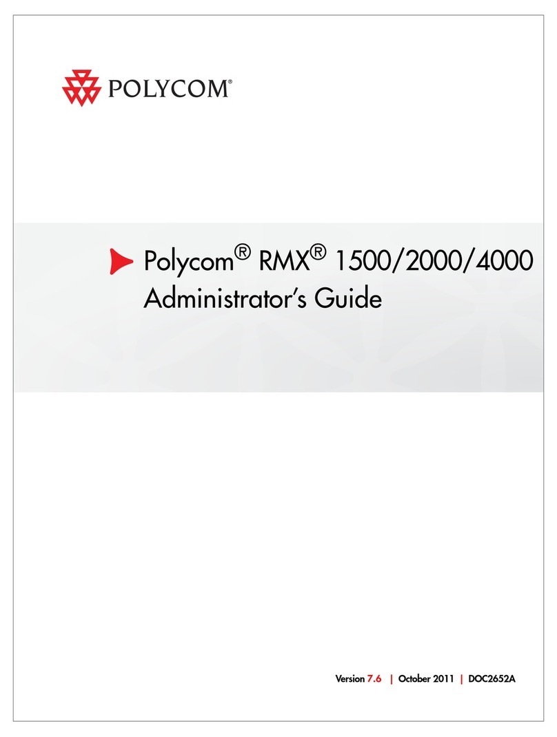Polycom RMX 1500 Manual de servicio