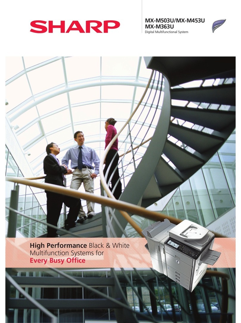 Sharp MX-M503U Manual de usuario