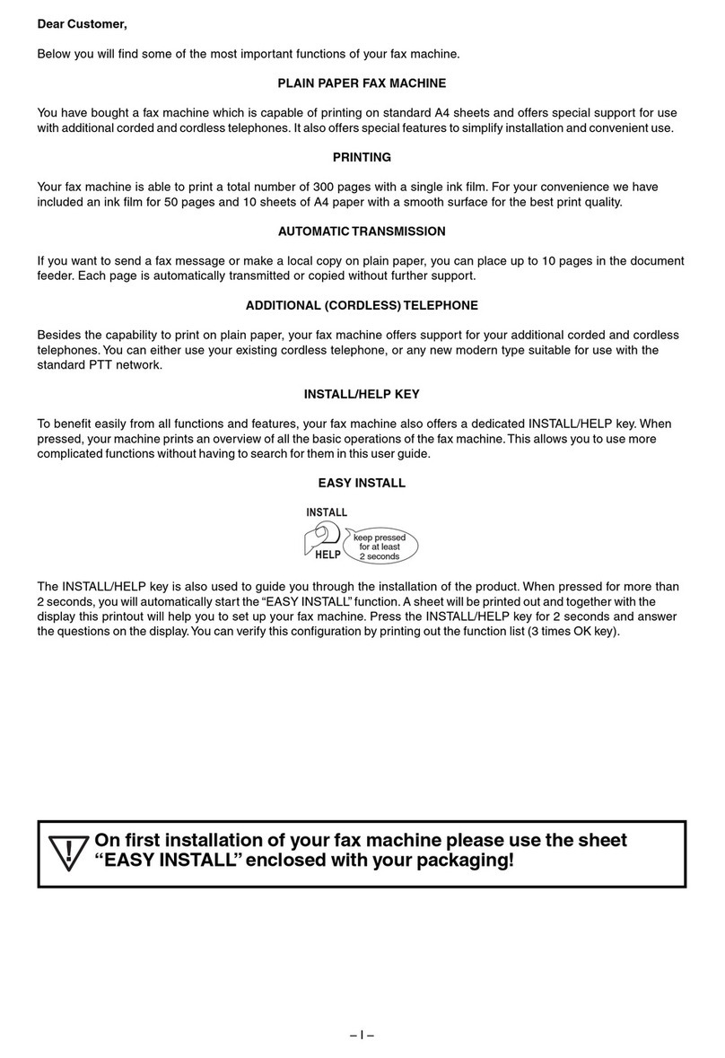 Philips Fax Machine Manual de usuario