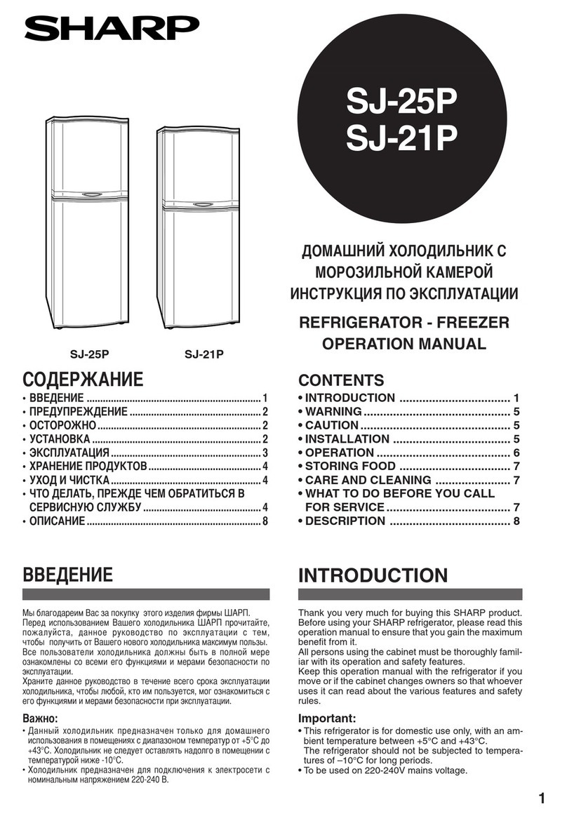 Sharp SJ-25P Manual de usuario