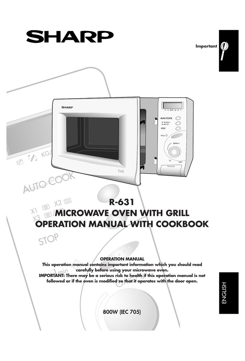 Sharp R-631 Manual de instrucciones