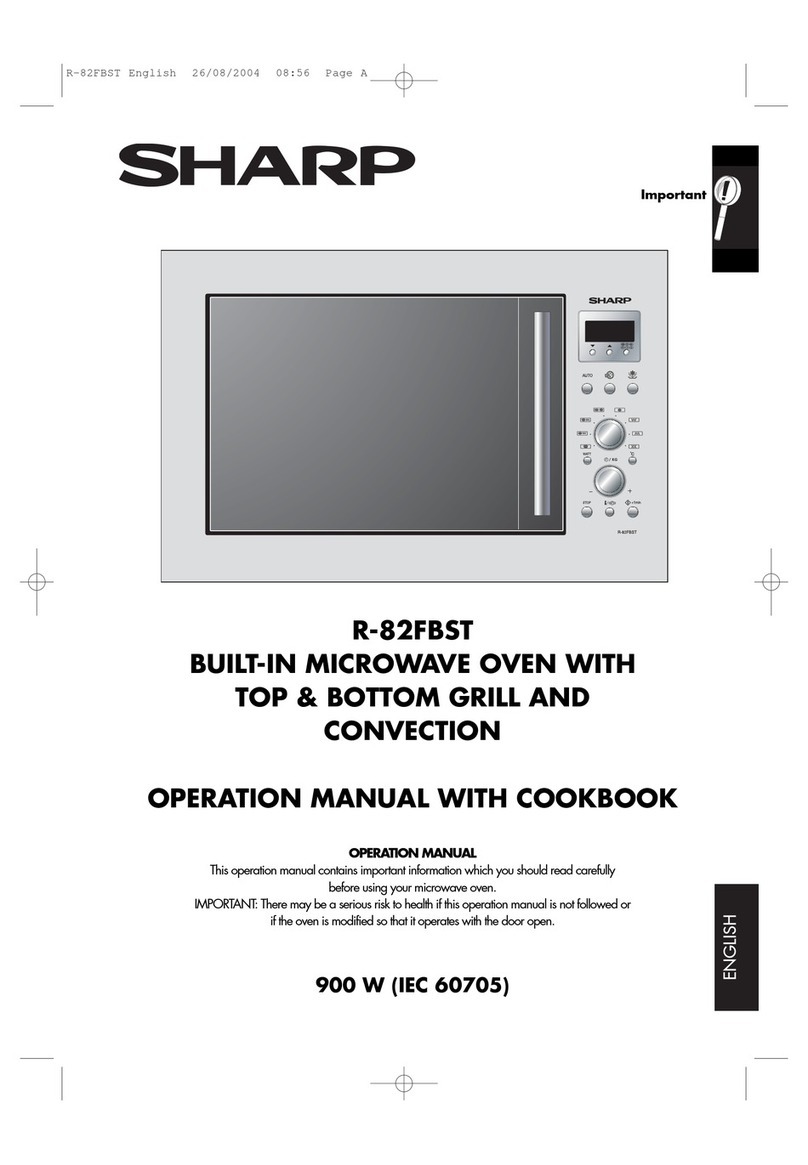 Sharp R-82FBST Manual de instrucciones