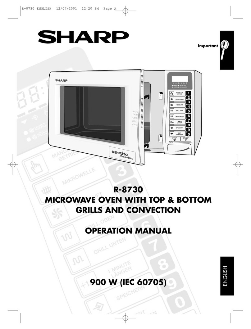 Sharp R-8730 Manual de usuario