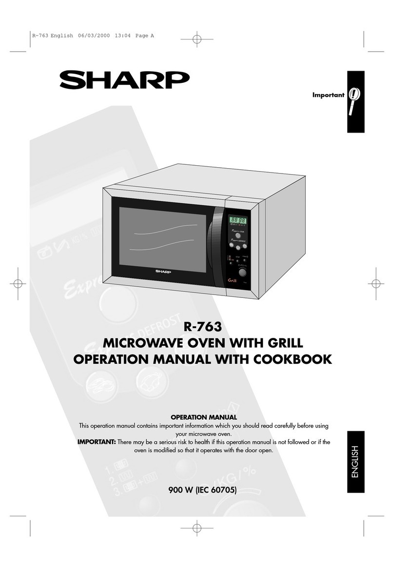 Sharp R-763 Manual de instrucciones