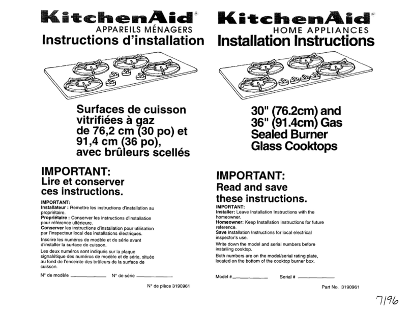 KitchenAid KGCT305E Manual de usuario