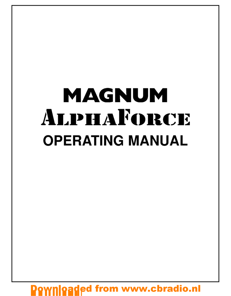 Magnum AlphaForce Manual de usuario Magnum AlphaForce Manual de usuario