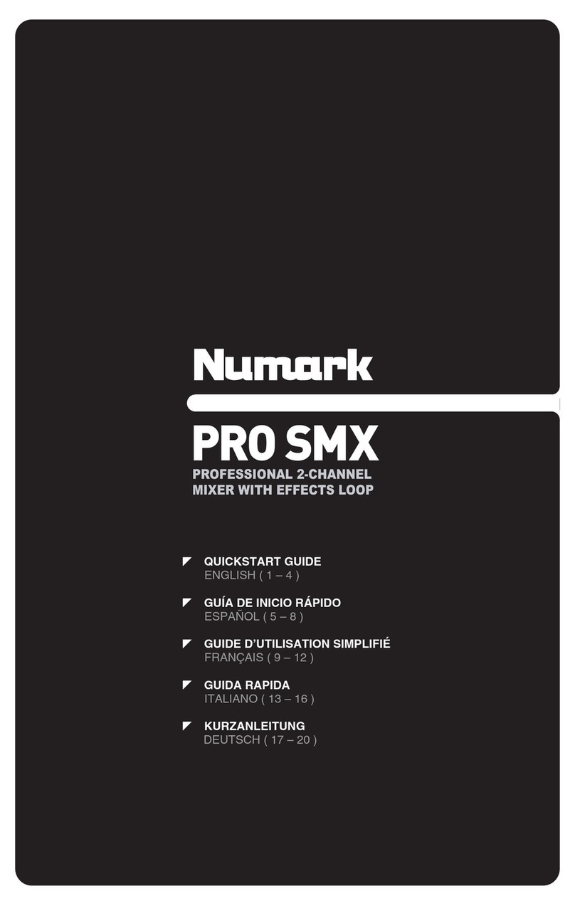 Numark Pro SMX Manual de usuario