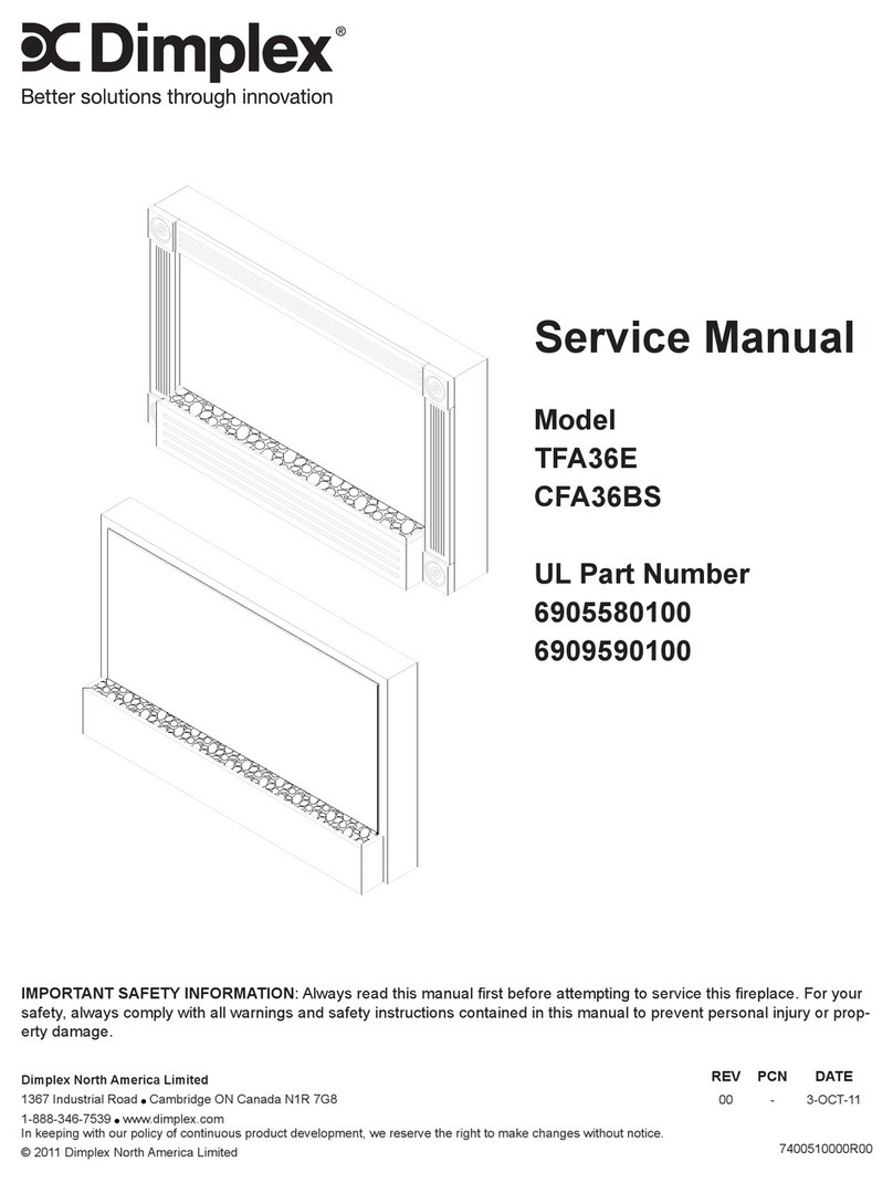 Dimplex TFA36E Manual de usuario