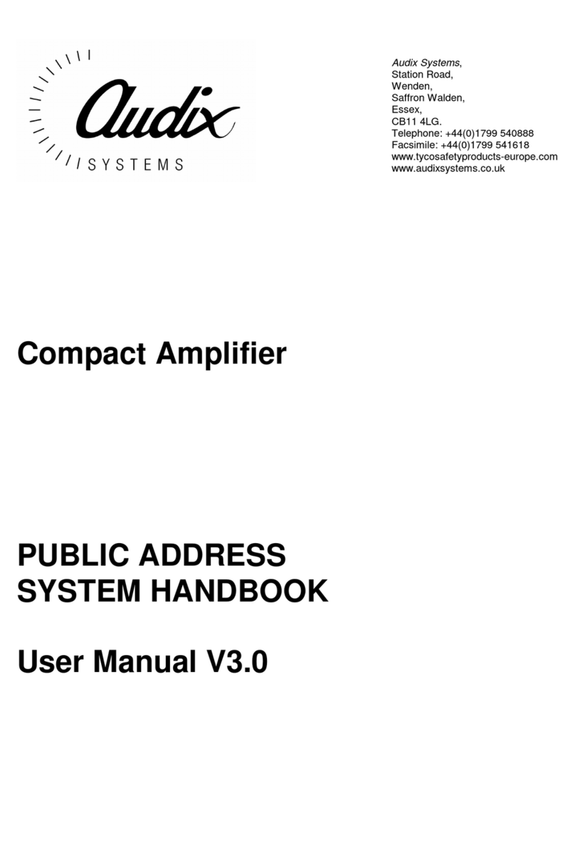 Audix Compact Manual de usuario