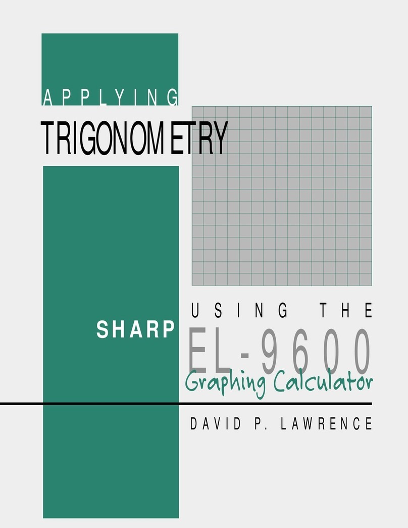 Sharp EL-9600 Manual de usuario