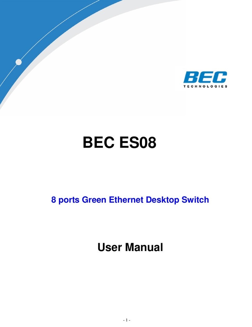 BEC ES08 Manual de usuario