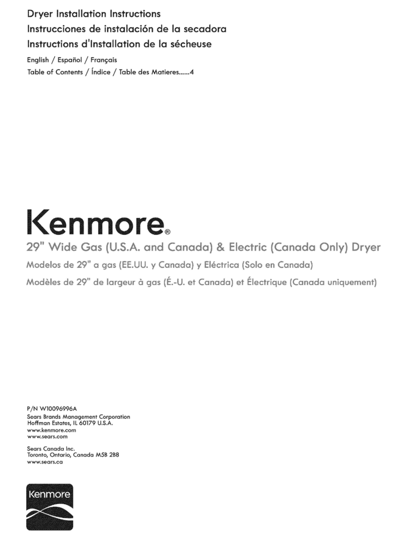 Kenmore 29" Manual de usuario