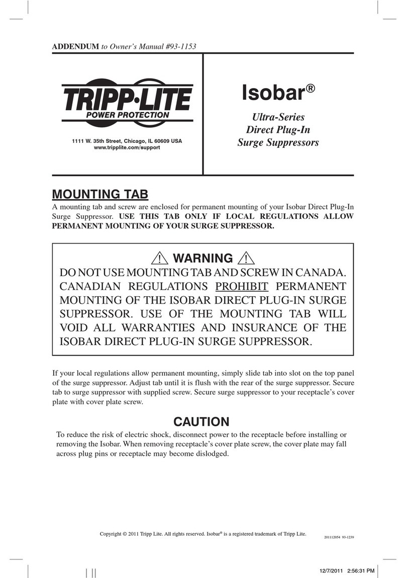Tripp Lite ISOBLOK2-0 Manual de usuario