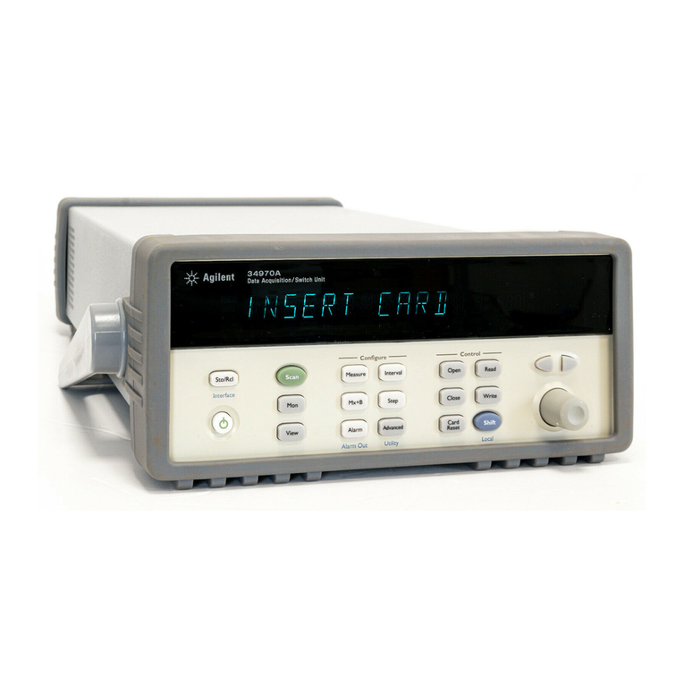 Agilent Technologies 34972A Manual de usuario