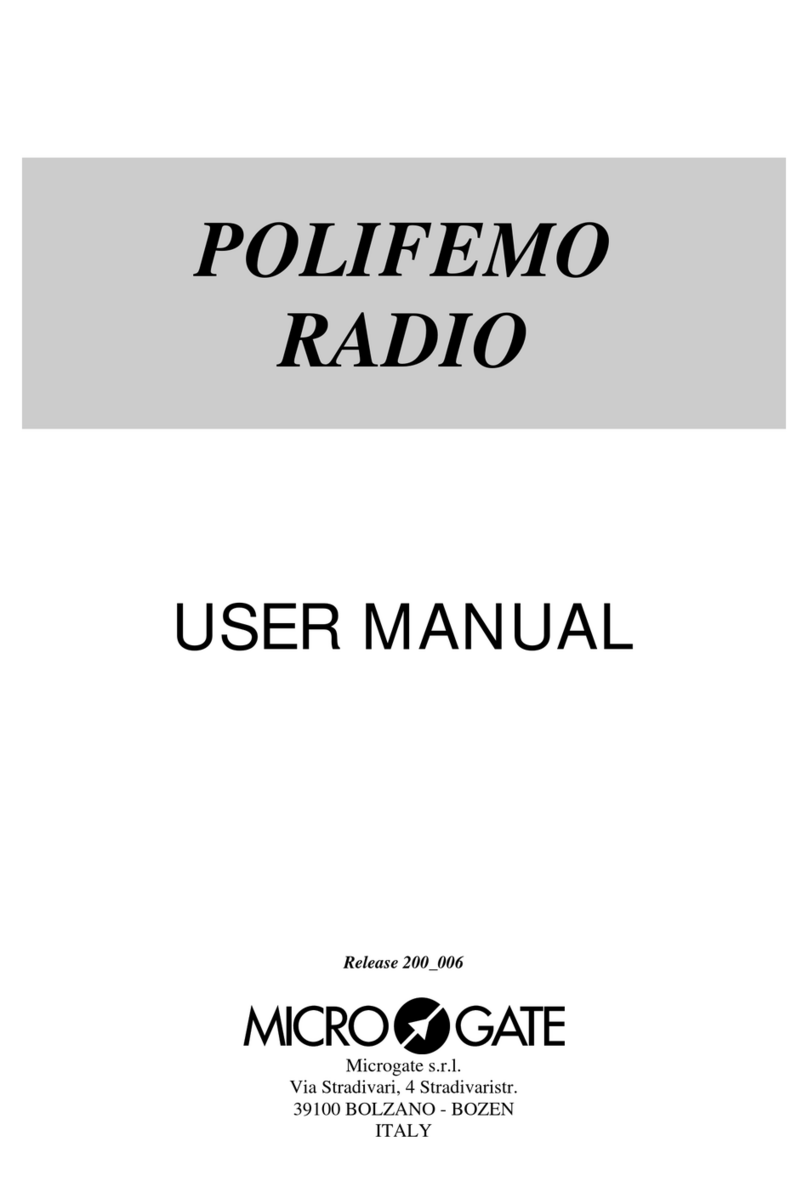 Microgate Polifemo Manual de usuario