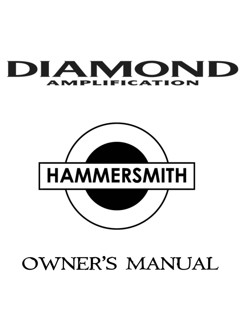 Diamond Amplification Hammersmith Manual de usuario