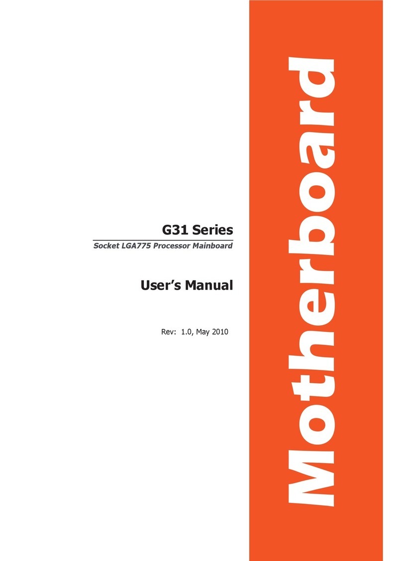 Intel G31 EXPRESS CHIPSET SPECIFICAT Manual de usuario