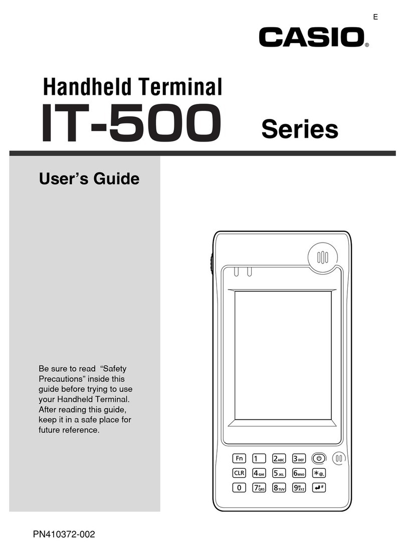 Casio IT-500 Series Manual de usuario