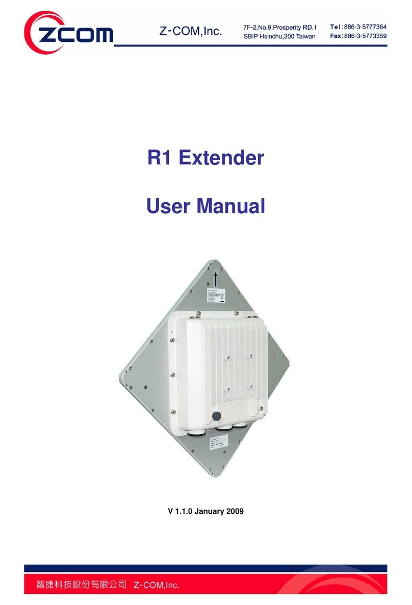 Zcom R1 Extender Manual de usuario