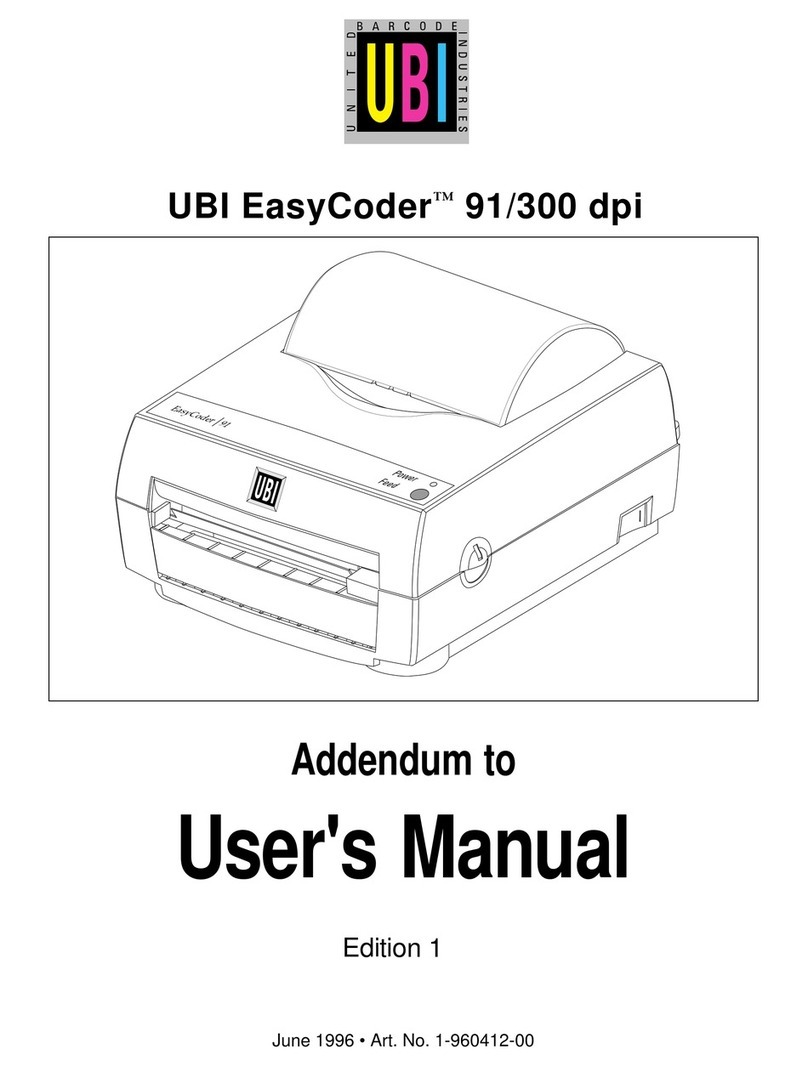 UBI EasyCoder 91 Manual de usuario