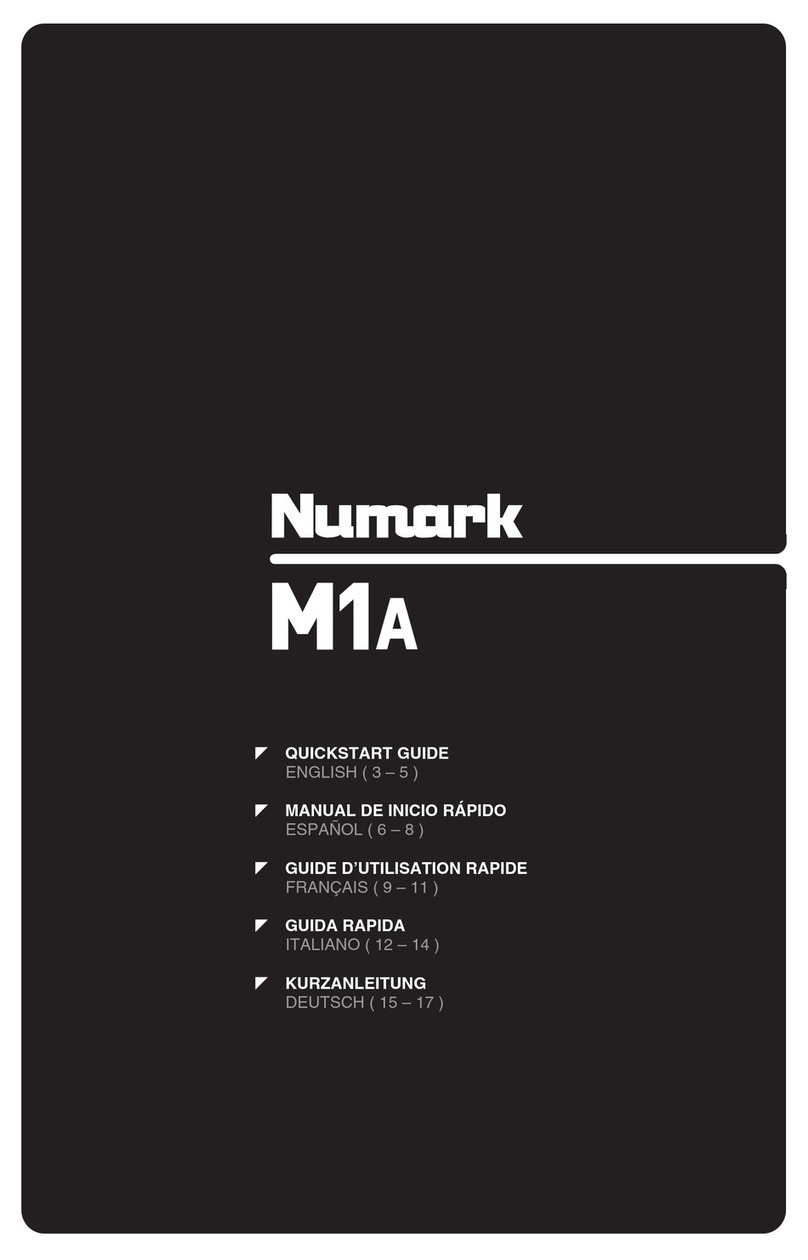 Numark M1A Manual de usuario