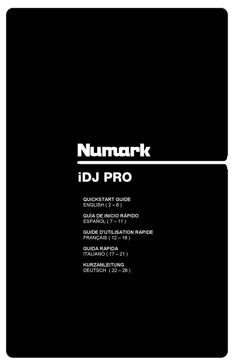 Numark IDJ PRO Manual de usuario