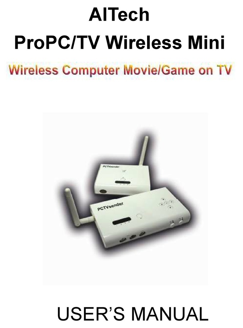 AITech ProPC/TV Wireless Manual de usuario