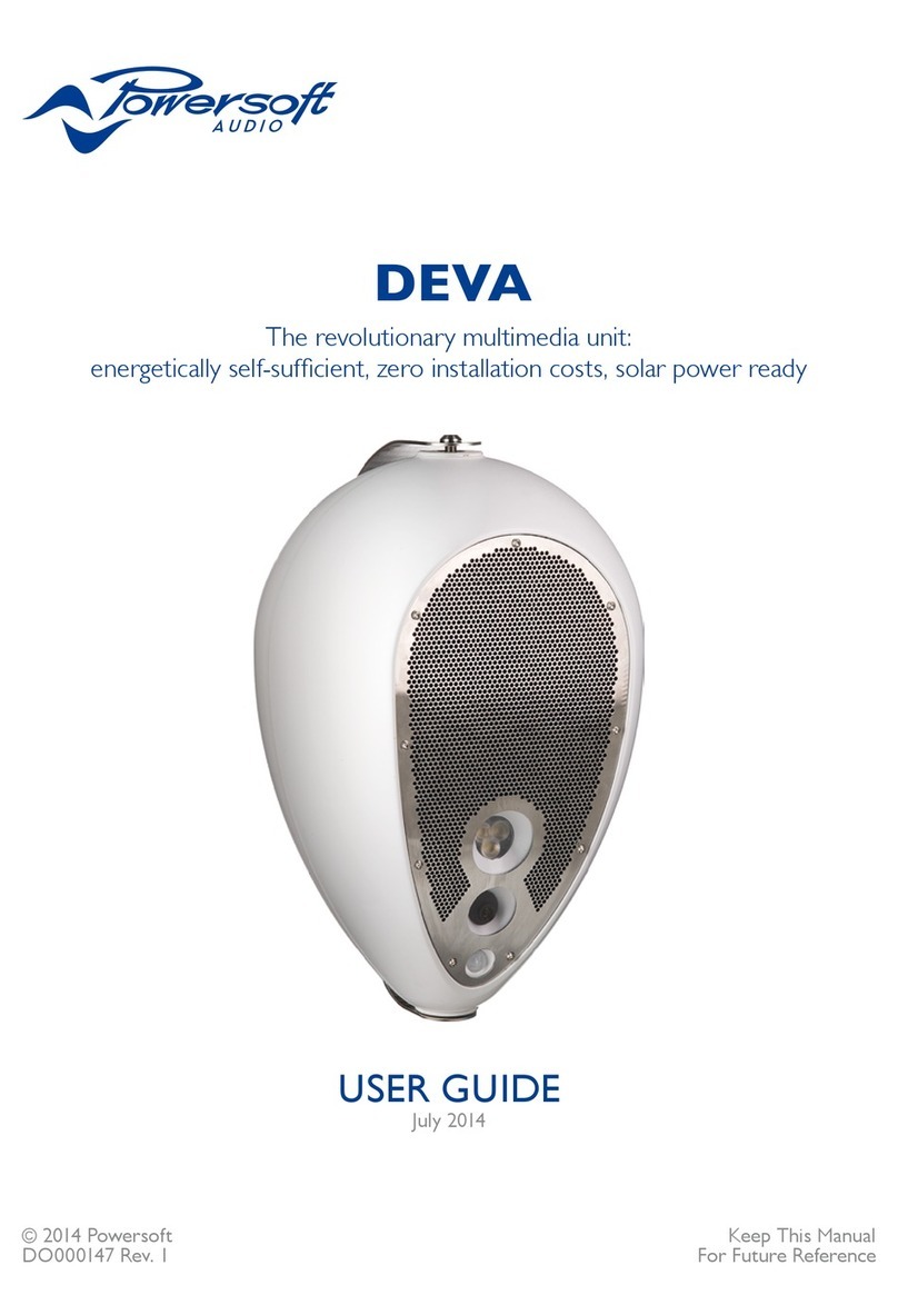 powersoft DEVA Manual de usuario