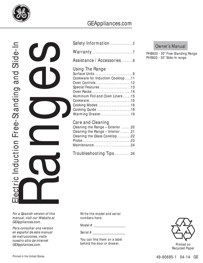 GE PHB920 Manual de usuario
