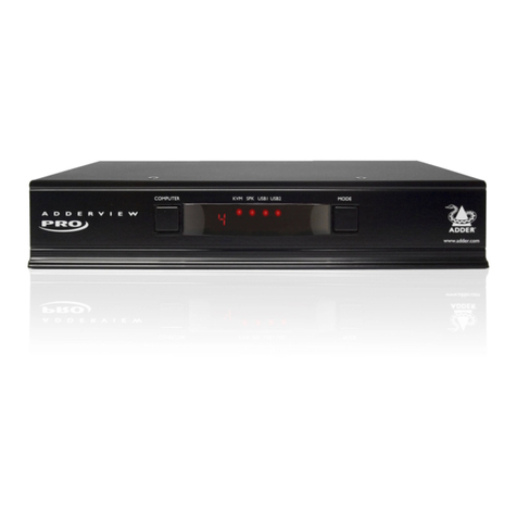 ADDER AV4PRO-VGA Manual de usuario