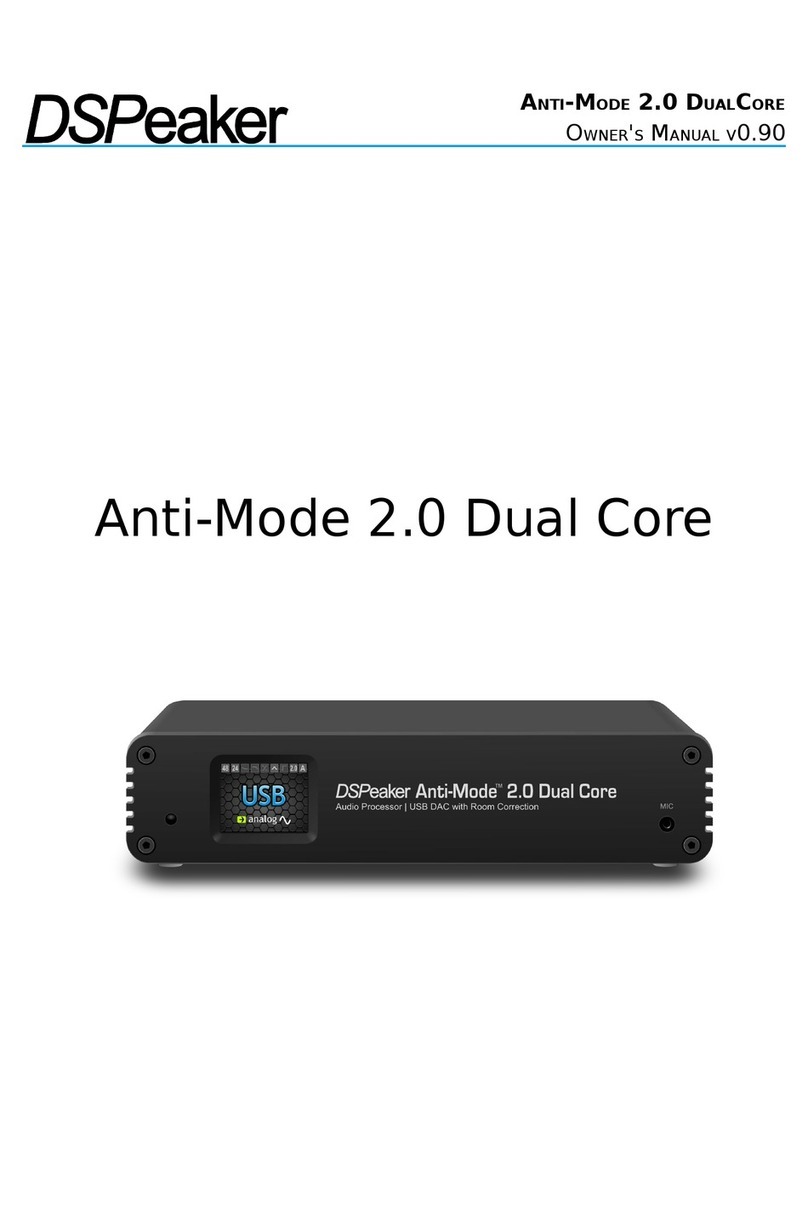 DSPeaker ANTI-MODE 2.0 DUAL CORE Manual de usuario