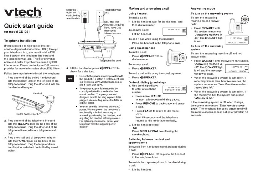 V-tech CD1291 Manual de usuario