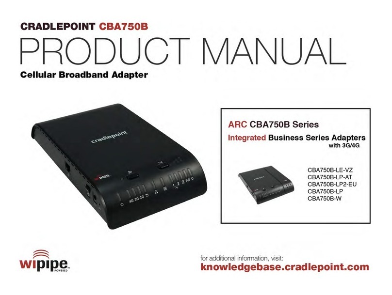 Cradlepoint CBA750B Manual de usuario
