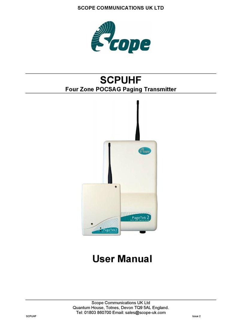 scope SCPUHF Manual de usuario