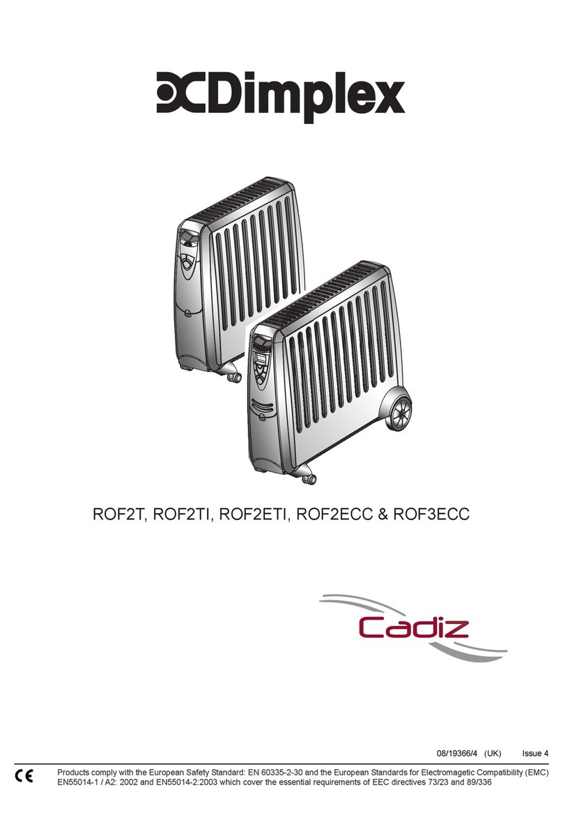 Dimplex ROF2T Manual de usuario