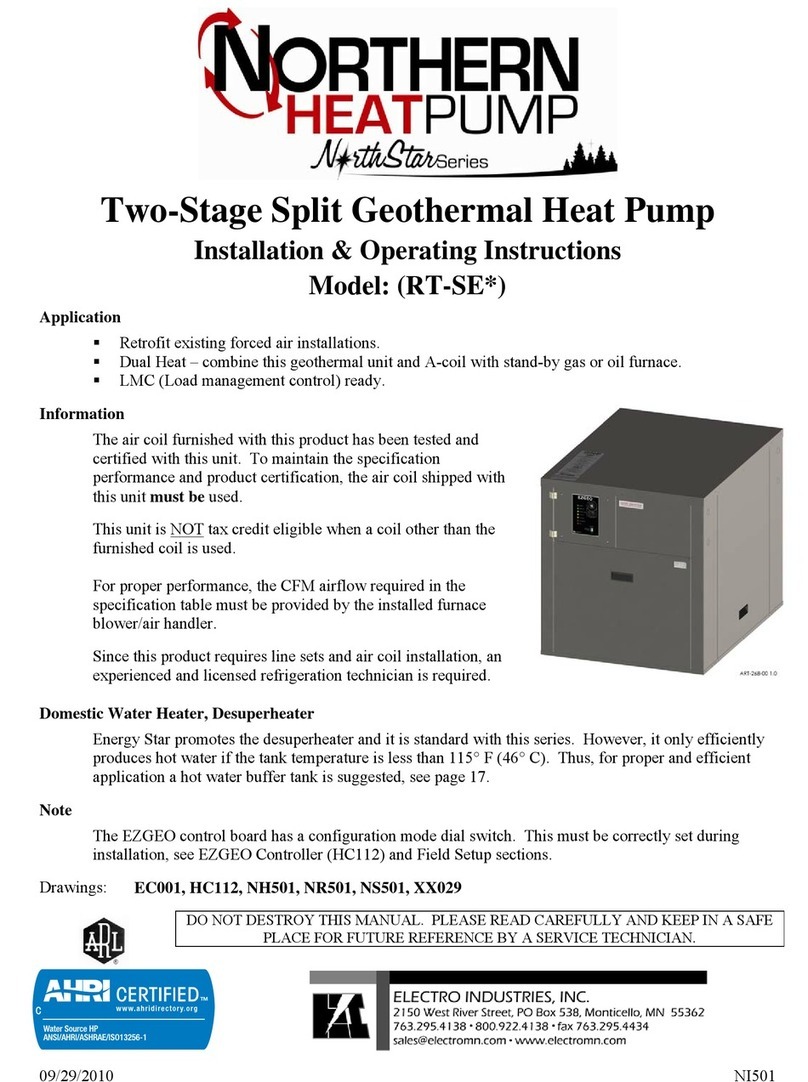 Northern Heatpump RT-SE* Manual