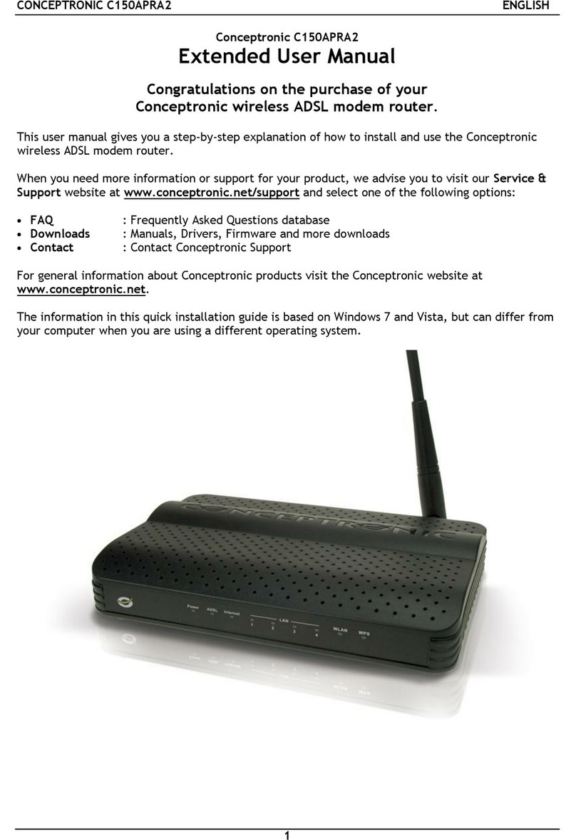 Conceptronic C150APRA2 Manual de usuario