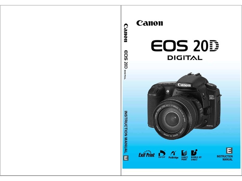 Camera EOS 20D Digital Manual de usuario