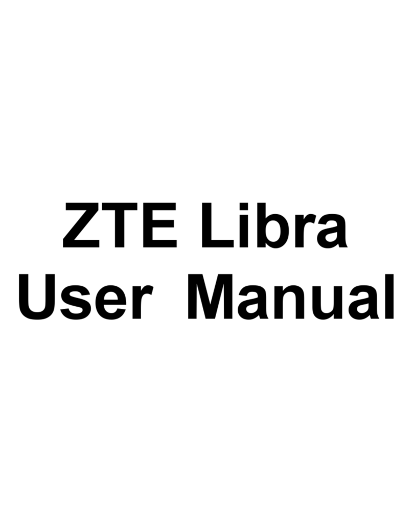 Zte Libra Manual de usuario