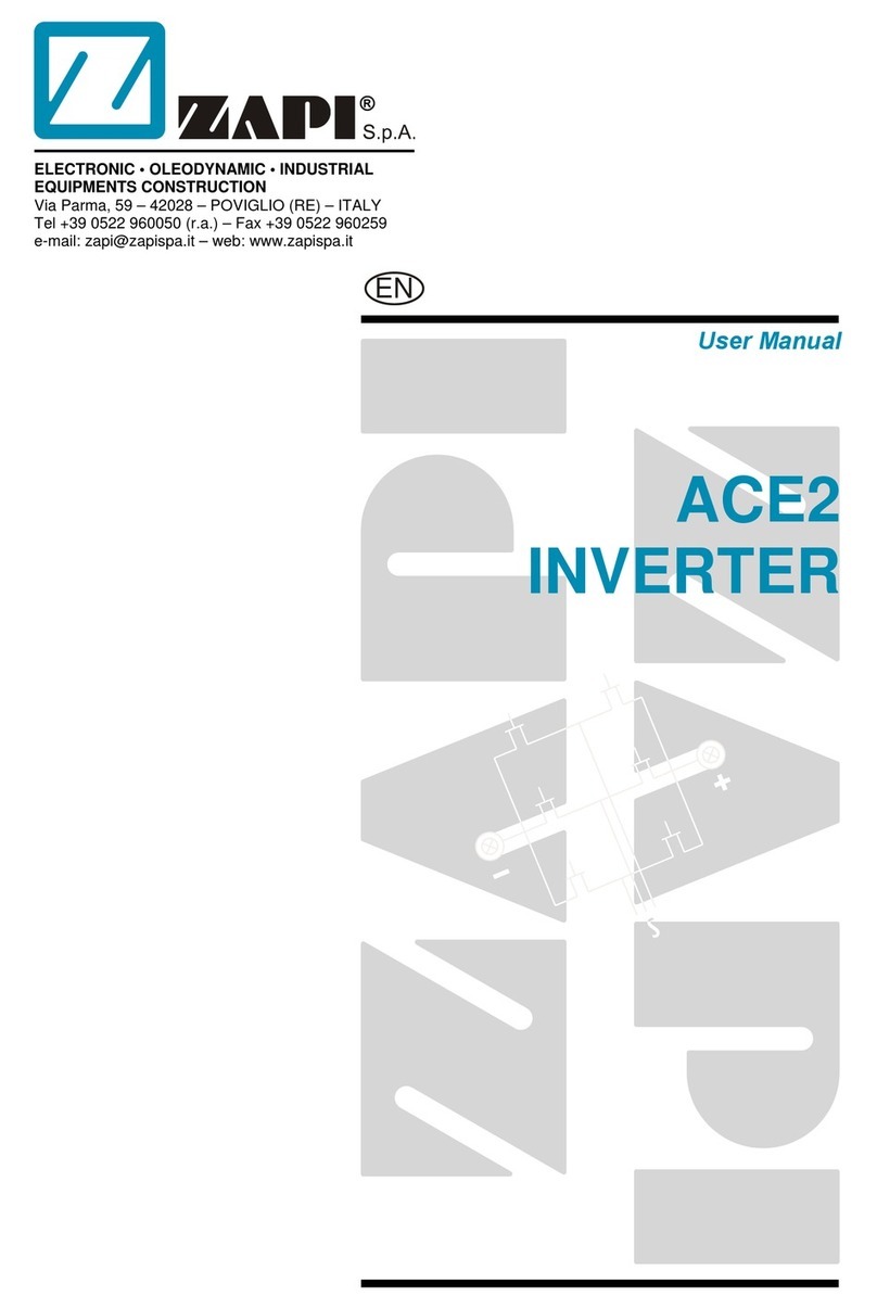 Zapi ACE2 Manual de usuario