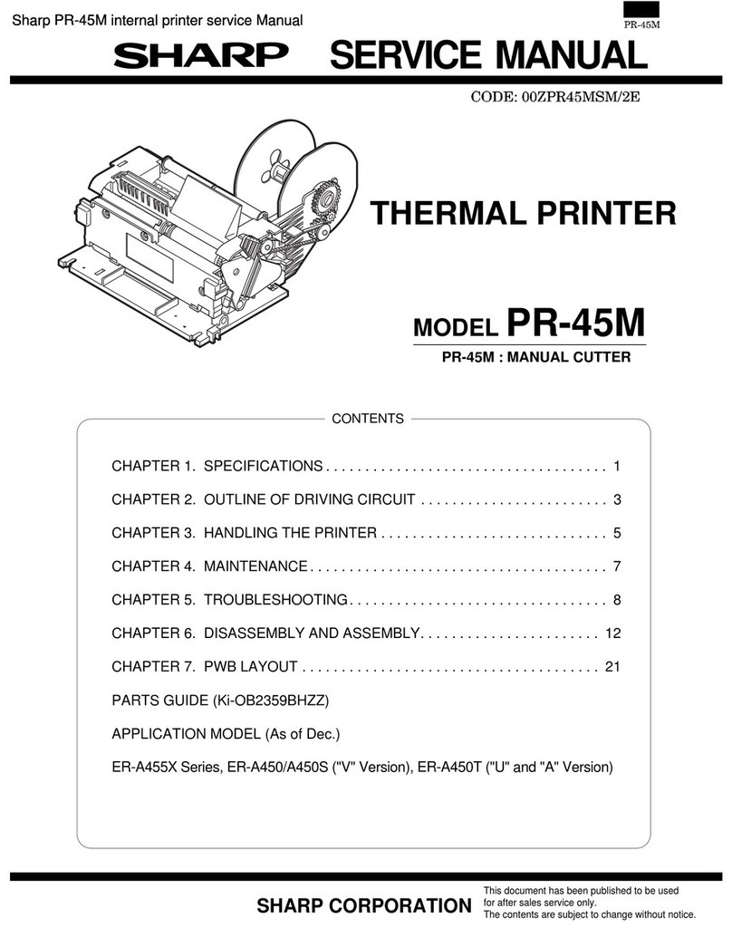 Sharp PR-45M Manual de usuario