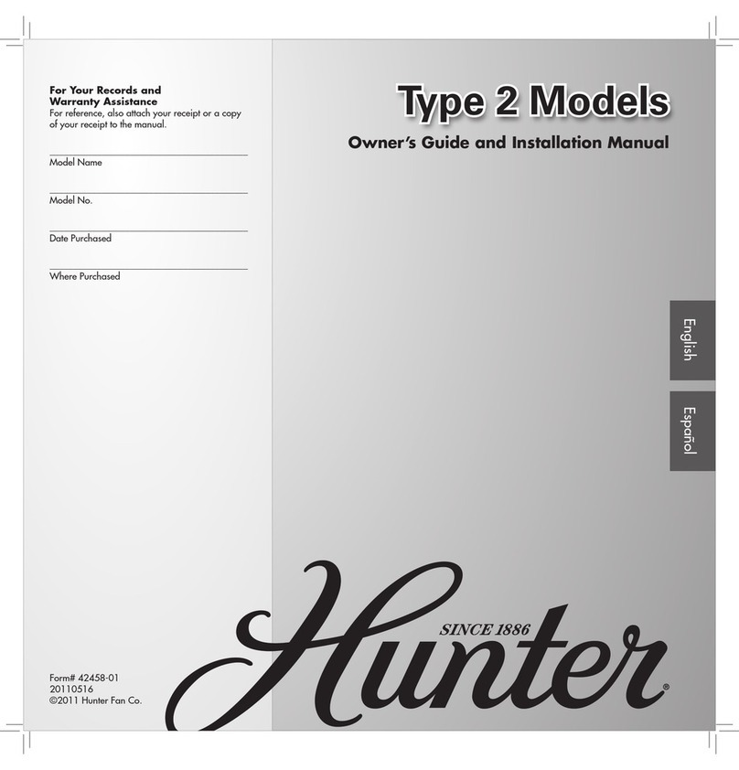 Hunter Type 2 Series Manual de servicio