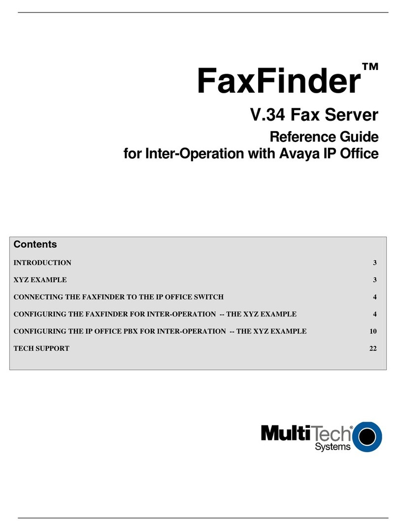 Multitech FaxFinder Manual de usuario
