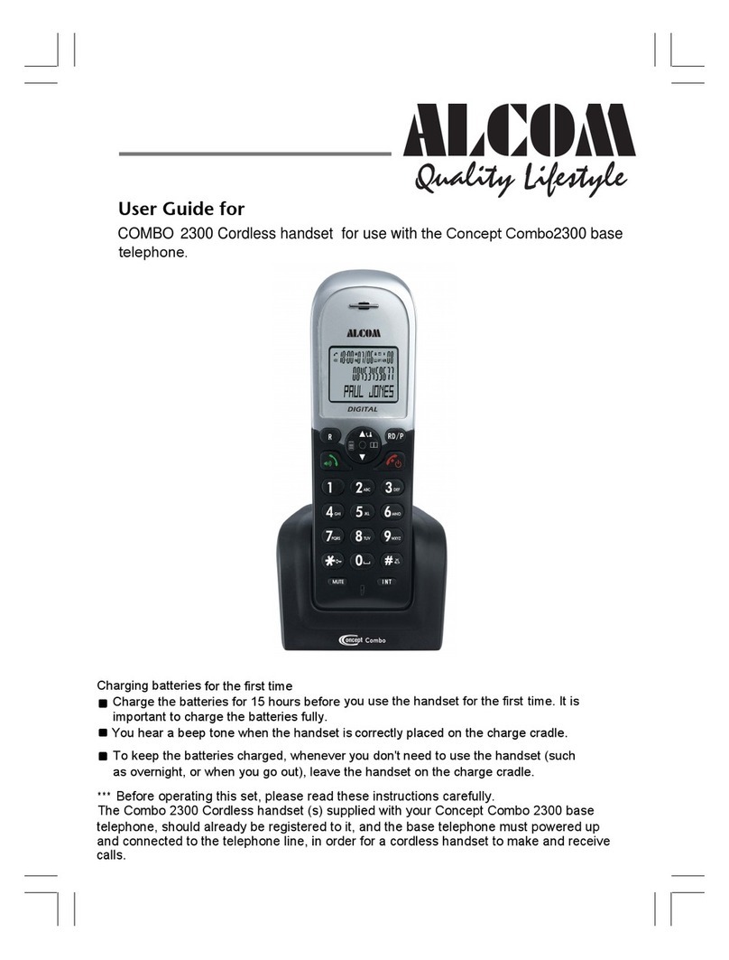 ALcom Concept Combo 2300 Manual de usuario ALcom Concept Combo 2300 Manual de usuario