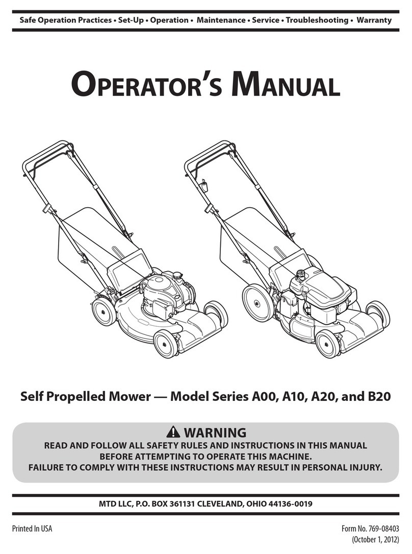 MTD A00 Series Manual de usuario