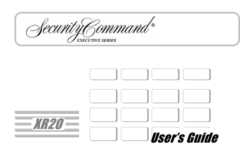 Security Command XR20 Executive Series Manual de usuario