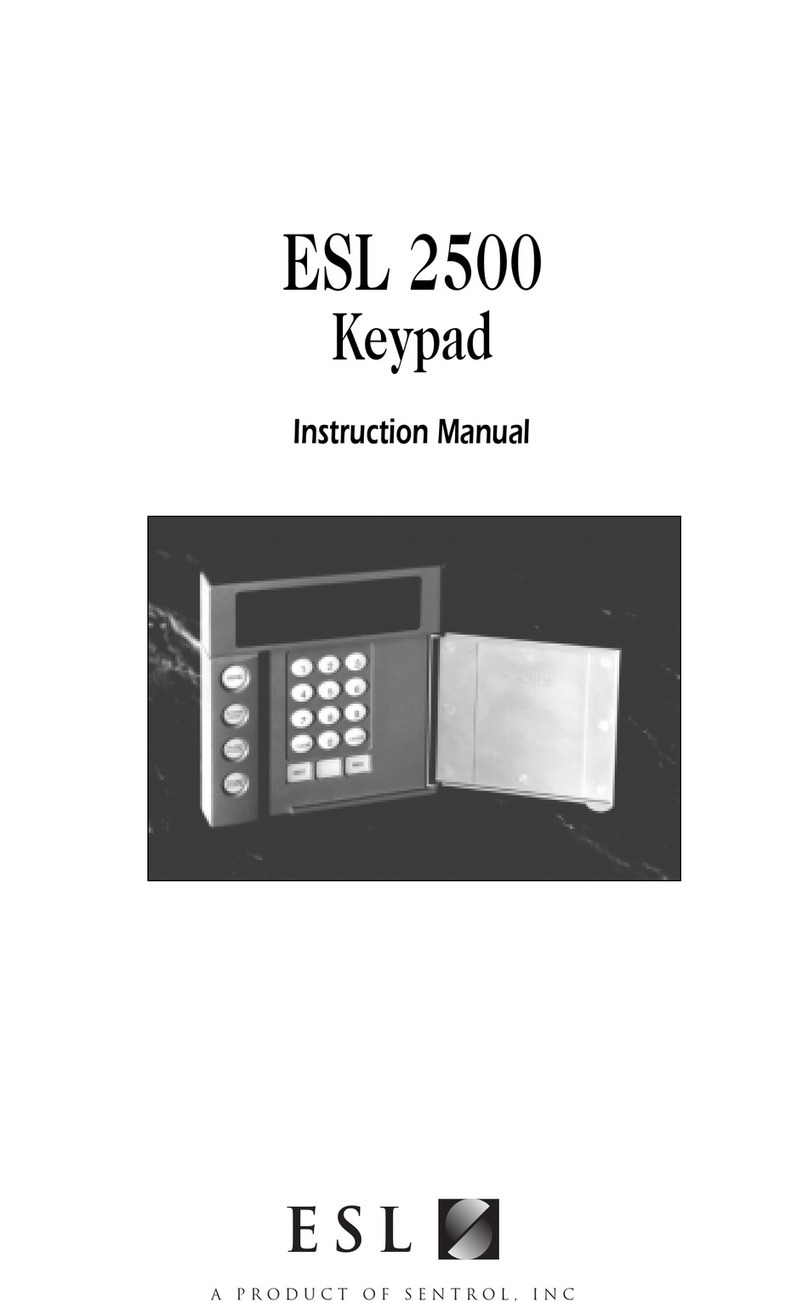 Sentrol ESL 2500 Manual de usuario Sentrol ESL 2500 Manual de usuario