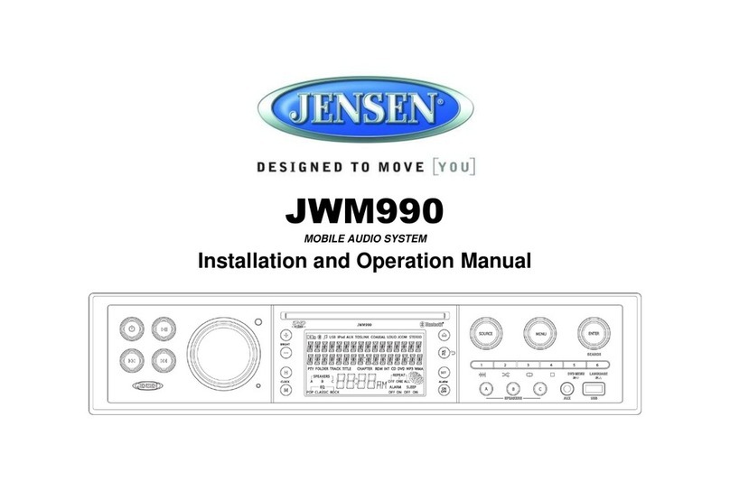 Jensen JWM990 Manual de usuario